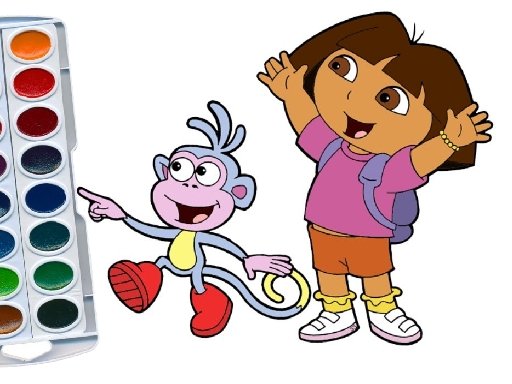 Dora The Explorer Coloring