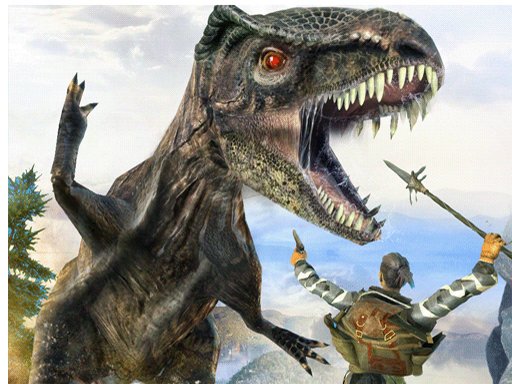 Dinosaur Hunting & Attack Jigsaw