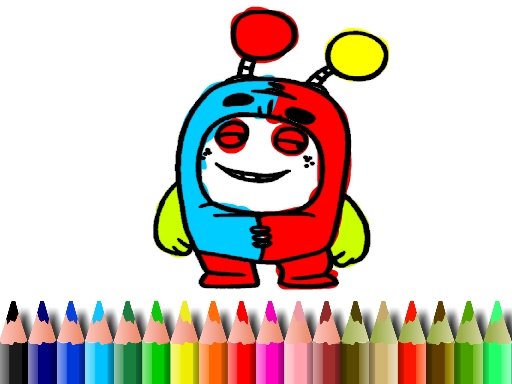 BTS OddBods Coloring