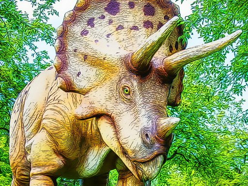 Giant Triceratops Puzzle