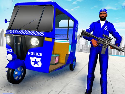 Police Auto Rickshaw Drive