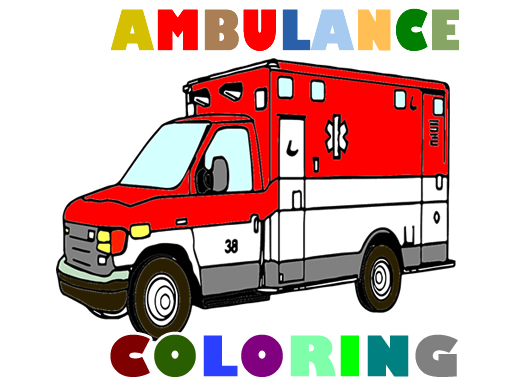 Ambulance Trucks Coloring