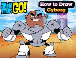 Teen Titan Go: How to Draw Cyborg